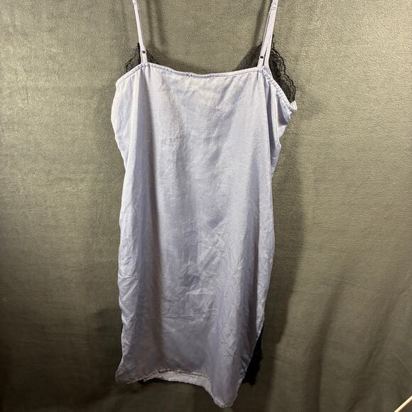 NWT y2k H M women slip dress 8 blue lace fairy grunge whimsigoth festival - Picture 3 of 8